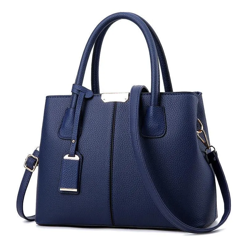 Women's Large Vintage Casual Top-Handle Shoulder Bag