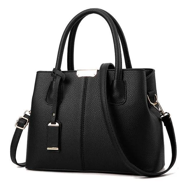 Women's Large Vintage Casual Top-Handle Shoulder Bag
