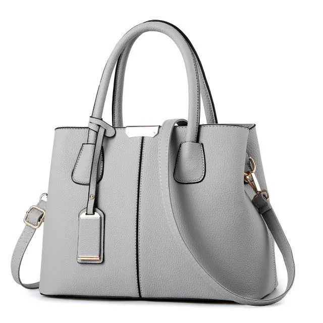 Women's Large Vintage Casual Top-Handle Shoulder Bag